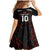 Custom Austria Football 2024 Go Champion Family Matching Mermaid Dress and Hawaiian Shirt Away Color - Wonder Print Shop