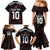 Custom Austria Football 2024 Go Champion Family Matching Mermaid Dress and Hawaiian Shirt Away Color - Wonder Print Shop