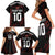 Custom Austria Football 2024 Go Champion Family Matching Short Sleeve Bodycon Dress and Hawaiian Shirt Away Color - Wonder Print Shop