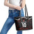 Custom Austria Football 2024 Go Champion Leather Tote Bag Away Color - Wonder Print Shop