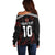 Custom Austria Football 2024 Go Champion Off Shoulder Sweater Away Color - Wonder Print Shop