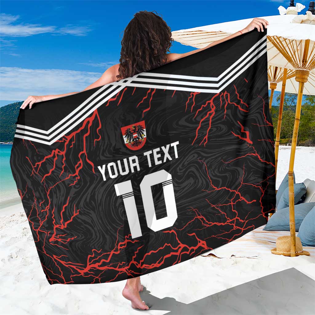 Custom Austria Football 2024 Go Champion Sarong Away Color - Wonder Print Shop