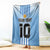 Custom Argentina Football Blanket The Trophy Vamos La Albiceleste