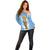 Custom Argentina Football Off Shoulder Sweater The Trophy Vamos La Albiceleste - Wonder Print Shop