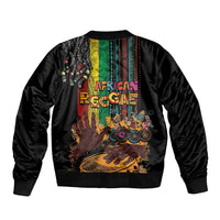 Afro-Caribbean Bomber Jacket African and Reggae Art Music - Wonder Print Shop