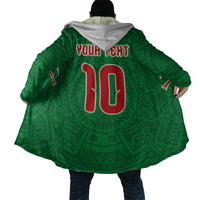 Custom Mexico Football Cloak Remixed Mexico Aztec Pattern Tribal Style