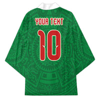 Custom Mexico Football Kimono Remixed Mexico Aztec Pattern Tribal Style