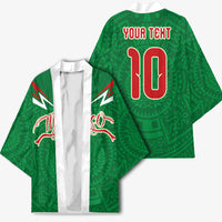 Custom Mexico Football Kimono Remixed Mexico Aztec Pattern Tribal Style