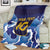 Custom Japan Pacific Rugby 2024 Blanket Japanese Traditional Pattern and Sea Waves