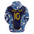 Custom Japan Pacific Rugby 2024 Hoodie Japanese Traditional Pattern and Sea Waves - Wonder Print Shop