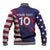 Custom United States Pacific Rugby 2024 Baseball Jacket The Eagle and USA Flag Style - Wonder Print Shop