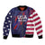 Custom United States Pacific Rugby 2024 Bomber Jacket The Eagle and USA Flag Style - Wonder Print Shop