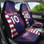 Custom United States Pacific Rugby 2024 Car Seat Cover The Eagle and USA Flag Style - Wonder Print Shop