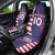 Custom United States Pacific Rugby 2024 Car Seat Cover The Eagle and USA Flag Style - Wonder Print Shop