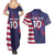 Custom United States Pacific Rugby 2024 Couples Matching Summer Maxi Dress and Hawaiian Shirt The Eagle and USA Flag Style - Wonder Print Shop