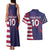 Custom United States Pacific Rugby 2024 Couples Matching Tank Maxi Dress and Hawaiian Shirt The Eagle and USA Flag Style - Wonder Print Shop