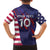 Custom United States Pacific Rugby 2024 Family Matching Long Sleeve Bodycon Dress and Hawaiian Shirt The Eagle and USA Flag Style - Wonder Print Shop