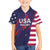 Custom United States Pacific Rugby 2024 Family Matching Long Sleeve Bodycon Dress and Hawaiian Shirt The Eagle and USA Flag Style - Wonder Print Shop