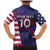 Custom United States Pacific Rugby 2024 Family Matching Mermaid Dress and Hawaiian Shirt The Eagle and USA Flag Style - Wonder Print Shop