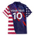 Custom United States Pacific Rugby 2024 Family Matching Mermaid Dress and Hawaiian Shirt The Eagle and USA Flag Style - Wonder Print Shop