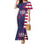 Custom United States Pacific Rugby 2024 Family Matching Mermaid Dress and Hawaiian Shirt The Eagle and USA Flag Style - Wonder Print Shop