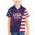 Custom United States Pacific Rugby 2024 Family Matching Mermaid Dress and Hawaiian Shirt The Eagle and USA Flag Style - Wonder Print Shop