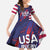 Custom United States Pacific Rugby 2024 Family Matching Off Shoulder Maxi Dress and Hawaiian Shirt The Eagle and USA Flag Style - Wonder Print Shop