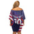 Custom United States Pacific Rugby 2024 Family Matching Off Shoulder Short Dress and Hawaiian Shirt The Eagle and USA Flag Style - Wonder Print Shop