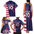 Custom United States Pacific Rugby 2024 Family Matching Tank Maxi Dress and Hawaiian Shirt The Eagle and USA Flag Style - Wonder Print Shop