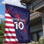 Custom United States Pacific Rugby 2024 Garden Flag The Eagle and USA Flag Style - Wonder Print Shop