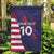 Custom United States Pacific Rugby 2024 Garden Flag The Eagle and USA Flag Style - Wonder Print Shop