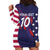 Custom United States Pacific Rugby 2024 Hoodie Dress The Eagle and USA Flag Style - Wonder Print Shop