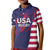 Custom United States Pacific Rugby 2024 Kid Polo Shirt The Eagle and USA Flag Style - Wonder Print Shop