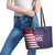 Custom United States Pacific Rugby 2024 Leather Tote Bag The Eagle and USA Flag Style - Wonder Print Shop