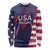 Custom United States Pacific Rugby 2024 Long Sleeve Shirt The Eagle and USA Flag Style - Wonder Print Shop