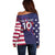 Custom United States Pacific Rugby 2024 Off Shoulder Sweater The Eagle and USA Flag Style - Wonder Print Shop