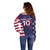 Custom United States Pacific Rugby 2024 Off Shoulder Sweater The Eagle and USA Flag Style - Wonder Print Shop