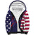 Custom United States Pacific Rugby 2024 Sherpa Hoodie The Eagle and USA Flag Style - Wonder Print Shop