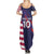 Custom United States Pacific Rugby 2024 Summer Maxi Dress The Eagle and USA Flag Style