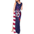 Custom United States Pacific Rugby 2024 Tank Maxi Dress The Eagle and USA Flag Style