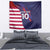 Custom United States Pacific Rugby 2024 Tapestry The Eagle and USA Flag Style