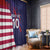 Custom United States Pacific Rugby 2024 Window Curtain The Eagle and USA Flag Style - Wonder Print Shop