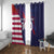 Custom United States Pacific Rugby 2024 Window Curtain The Eagle and USA Flag Style - Wonder Print Shop