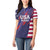 Custom United States Pacific Rugby 2024 Women Polo Shirt The Eagle and USA Flag Style