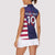 Custom United States Pacific Rugby 2024 Women Sleeveless Polo Shirt The Eagle and USA Flag Style