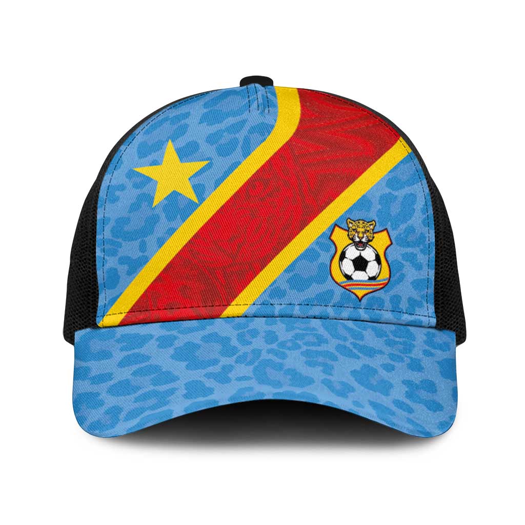 DR Congo National Football Baseball Net Cap Leopards Power - Wonder Print Shop