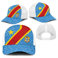 DR Congo National Football Baseball Net Cap Leopards Power - Wonder Print Shop