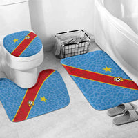 DR Congo National Football Bathroom Set Leopards Power - Wonder Print Shop