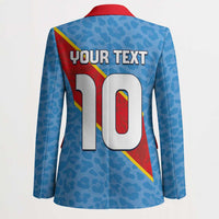 Custom DR Congo National Football Blazer Leopards Power - Wonder Print Shop