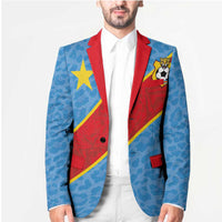 Custom DR Congo National Football Blazer Leopards Power - Wonder Print Shop